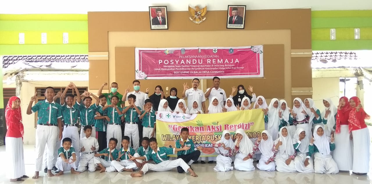 KEGIATAN POSYANDU REMAJA DESA CANGAAN  UNTUK GENERASI REMAJA YANG LEBIH PRODUKTIF 