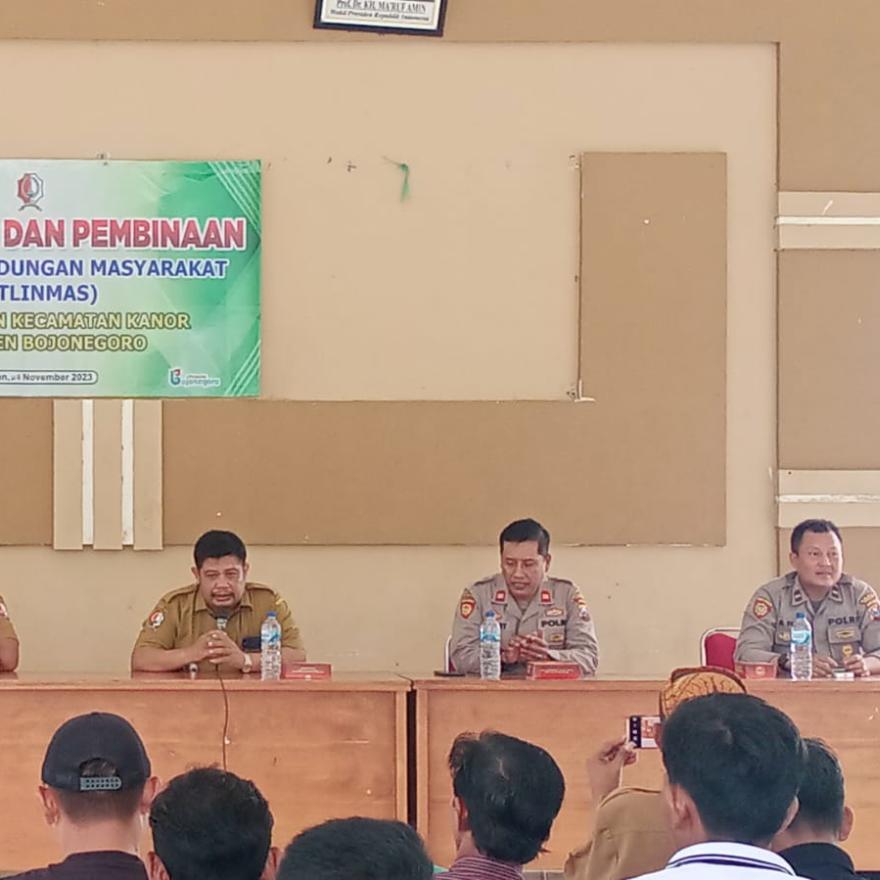 SOSIALISASI DAN PEMBINAAN LINMAS DESA CANGAAN 